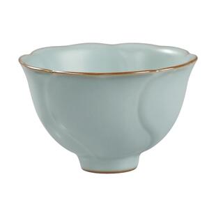 汝窑茶杯主人杯景德镇单杯原矿手工陶瓷仿古品茗杯天青汝瓷水云杯