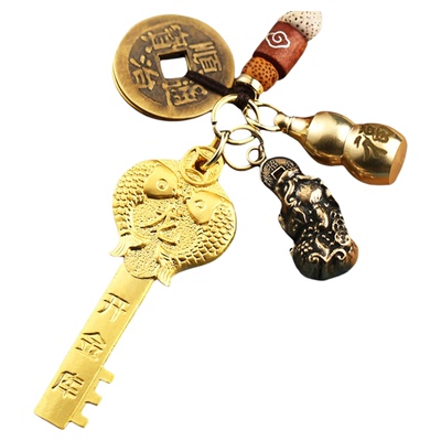 乾道家金库钥匙开财库金钥匙