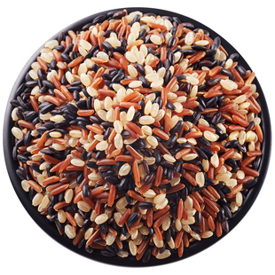 三色糙米健身五谷杂粮低脂主食粗粮五色米组合八宝粥红米黑米糙米