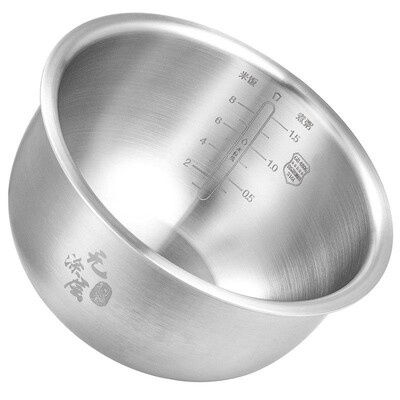 适用美的电饭煲精钢厚釜不锈钢内胆MB-FS4089C/4089N/WFS4096IH锅