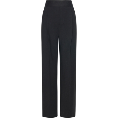 商场同款naivee纳薇时髦休闲百搭宽松压褶宽松直筒西装裤长裤子女