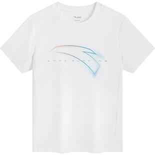 水冷系列安踏儿童T恤男大童针织短袖衫2026夏季新款凉感速干短袖