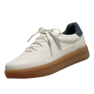 德赛增高小白鞋真皮轻便软底女鞋舒适休闲鞋低帮运动时尚透气板鞋