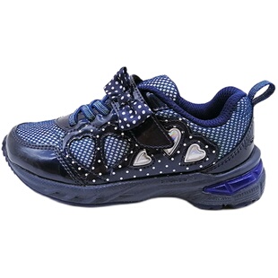 日本瞬足春秋夏女童公主V8平衡车专用耐磨防滑轻便学生跑步运动鞋