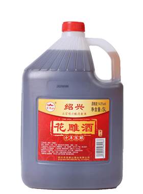 圣御山绍兴花雕酒十年陈酿5L装