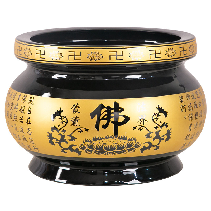 陶瓷特大号供佛插香香炉