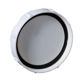 PVC检查口盖50配件75清扫口110排水管立检存水弯工程专用内螺盖子