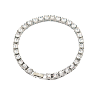 网球手链男ins小众设计女夏手饰冷淡风镶嵌个性嘻哈复古情侣一对