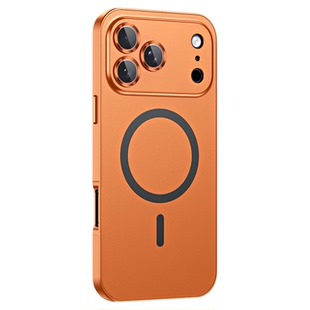 适用iPhone17promax手机壳新款苹果17AIR金属边框16铝合金弹扣15plus高级感金属14PM全包镜头13磨砂12磁吸