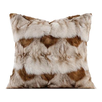 柏洛斯高端狐狸毛方枕样板间酒店