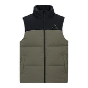 骆驼羽绒马甲男女同款秋冬季新款运动轻薄短款羽绒背心休闲外套