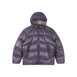 NBCT四级防水户外轻量化白鸭绒连帽羽绒服女2025秋冬保暖加厚外套