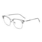 超轻近视眼镜男款半框可配度数蔡司防蓝光镜片欧拿眼睛镜框架女