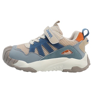 Jeep儿童鞋子2026新款童鞋春款透气跑步鞋女童春秋男童轻便运动鞋
