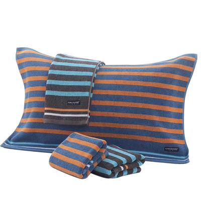 金号纯棉枕巾一对柔软吸水