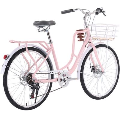 兰令通勤车自行车变速碟刹