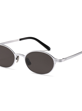 FREEDME2025新款复古椭圆墨镜女