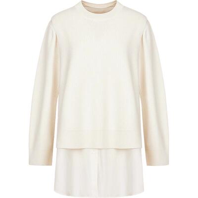 LESS美丽诺羊毛针织衫套装