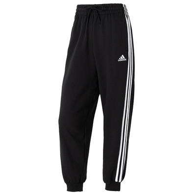 adidas阿迪达斯女裤针织长裤子束脚裤春季运动裤宽松休闲裤HA4375