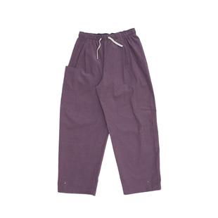 素然AnKoRau 安高若25春季女士户外穿搭盐缩灯芯绒直筒裤