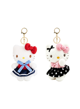 三丽鸥正版hellokitty玩偶挂件毛绒公仔包挂饰可爱kt猫钥匙扣礼物