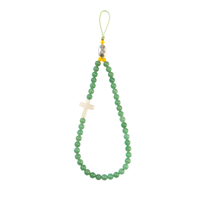 天果999足银高档防滑手机挂链绳