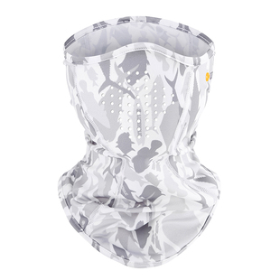 夏季透气薄款UPF50+防紫外线钓鱼面罩网孔防晒路亚面巾头巾围脖