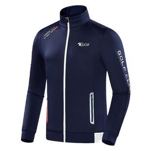 新款高尔夫男加绒防水长袖风衣秋冬高尔夫服装男加厚保暖风衣外套