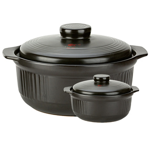 康舒煲汤砂锅家用明火陶瓷煲燃气砂锅煲汤熬粥炖锅石锅套装家用