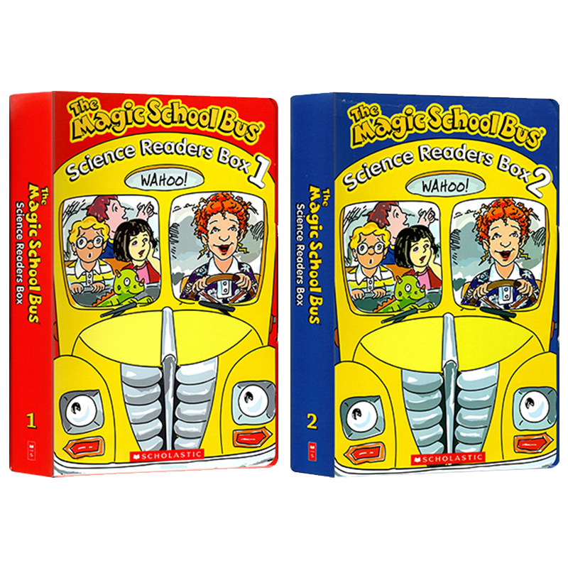 神奇校车英文原版全20册 The Magic School Bus Science Readers一二辑阶段绘本图画故事书儿童分级读物桥梁书英语启蒙