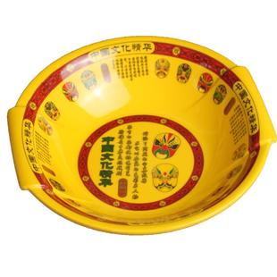 密胺双耳汤盆商用仿瓷餐具酸菜鱼毛血旺盆冒菜麻辣烫大碗饭店汤古