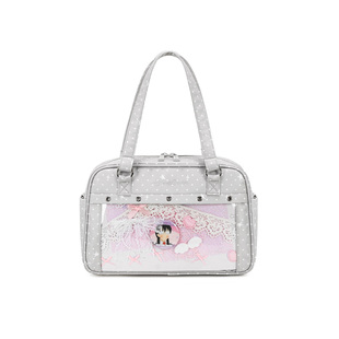 AORDA 外出小食量方糖波点痛包斜挎日常款韩系追星二次元吧唧娃包