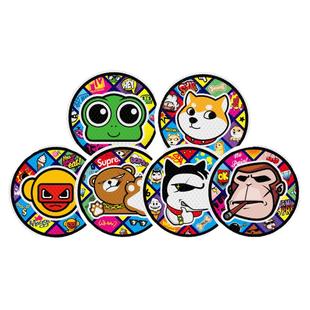 3M汽车反光贴个性远光狗克星朋克涂鸦创意车贴网红款电动车装饰贴