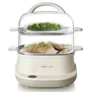 小熊多功能电蒸锅家用小型蒸汽锅多层大容量早餐机电蒸笼蒸菜神器