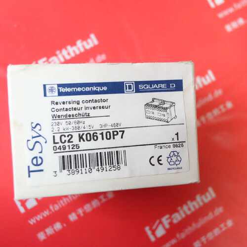 议价Schneider 049125 施耐德全新接触器 LC2K0610P7