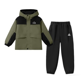 匹克童装男童春装外套2026新款儿童冲锋衣套装青少年户外运动上衣