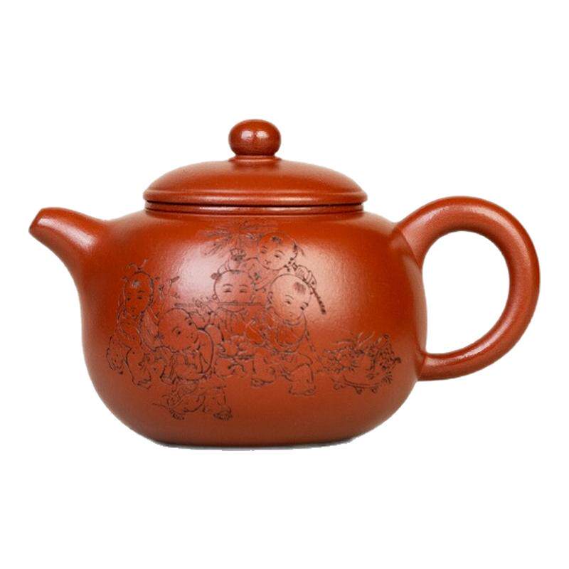 名壶秋月宜兴紫砂壶原矿朱泥许小亚匏尊全手工茶具家用茶壶