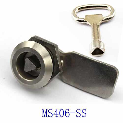 议价SUS304 不锈钢三角锁 一字锁 MS406-SS