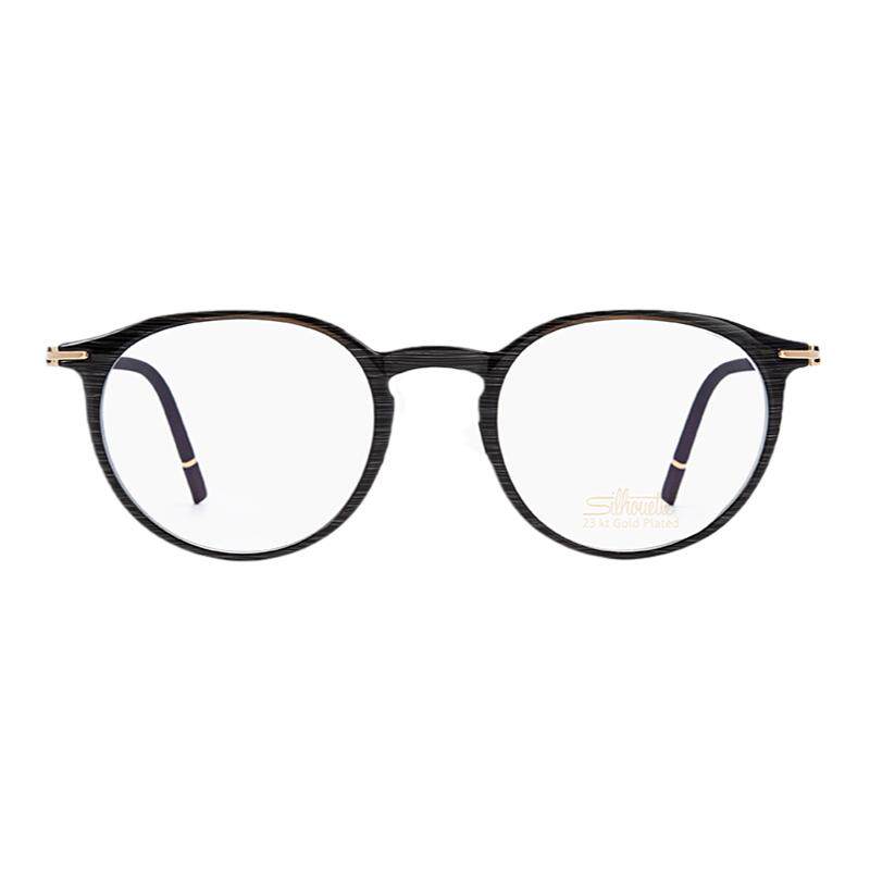 Silhouette诗乐眼镜框23K镀金男女新款镜架可配度数近视眼镜L012