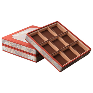 多祝高档首饰盒宫廷风珠宝托盘展示盘项链手镯文玩玉器饰品收纳盒