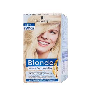 施华蔻漂发剂Blonde强力褪色白金色漂染剂膏去黄不伤发漂粉漂浅霜