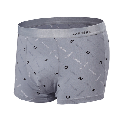 浪莎男士内裤纯棉抗菌透气平角裤