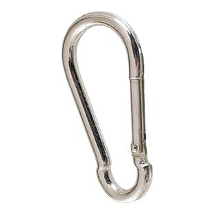 户外登山扣特大号铁镀锌安全保险挂钩小小号弹簧扣绳扣健身配件扣