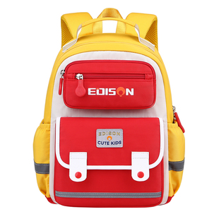 爱迪生幼儿园书包男孩儿童女小学生宝宝一年级2025年新款背包男童