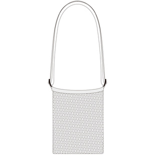 FaSoLa斜挎便携水壶袋水杯收纳袋通用户外登山网格水杯挂袋保护套