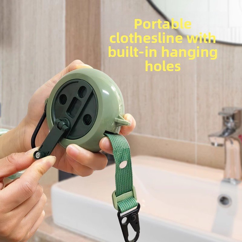 户外晾衣绳多功能旅行酒店晾晒神器车用便携防风置物挂绳凉衣绳子