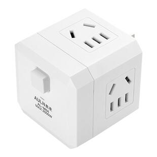 立式方形无线USB快充转换器插板家用办公智能扩展魔方插座防过载