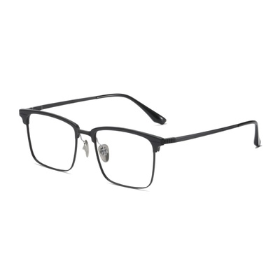 吉兰斯眉毛架不夹脸纯钛超轻眼镜