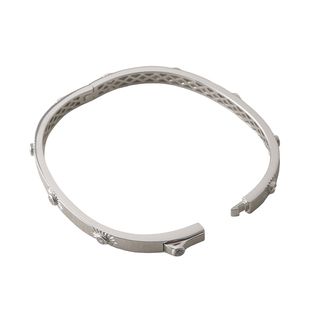 素图星芒手镯925银星芒拉丝小众设计感银镯子精致轻奢高级感手饰