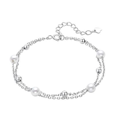 满天星双层珍珠手链亮白强光